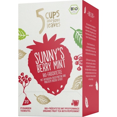 5 CUPS Bio Sunny's Berry Mint 20 ks