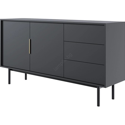 Комод ELI 154x82x39 см, черен (WM0119)