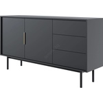 Wipmeb Sp. z o. o Комод ELI 154x82x39 см, черен (WM0119)