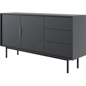 Wipmeb Sp. z o. o Комод ELI 154x82x39 см, черен (WM0119)