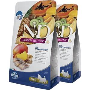 FARMINA N&D dog TROPICAL SELECTION (AG) adult mini, херинга 2 x 5 кг