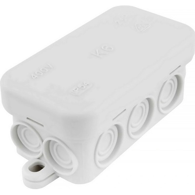 Krabice K6 IP54 rozbočovací, s naklapávacím víčkem, 80x43x36mm typ 5003 famatel – Zboží Mobilmania