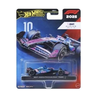 Mattel Hot Wheels: малък автомобил F1 - Пиер Гасли - BWT Alpine
