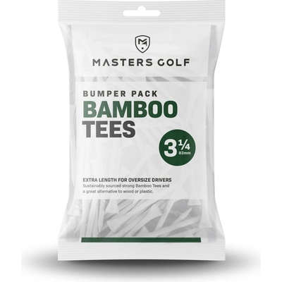 Masters Golf Bamboo Tees 3 1/4 Bumper Bag 85ks bílá