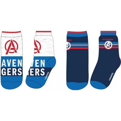 E plus M detské chlapčenské ponožky Avengers MARVEL 2 páry
