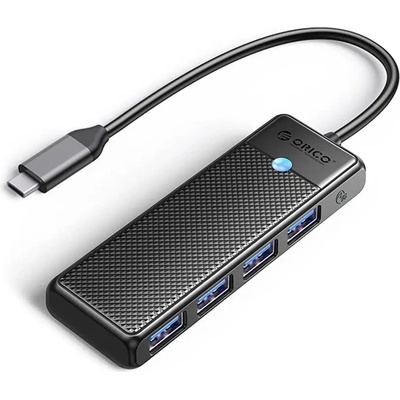 ORICO PAPW4A-C3 USB-A Hub Докинг станция 4x USB-A 3.0 - Черен (6942227138309)