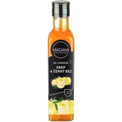 Madami Ovoce Na Limonádu Grep a Černý bez 250 ml