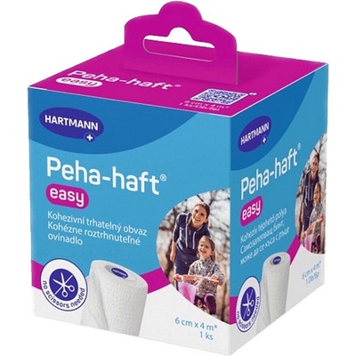 PEHA-HAFT Easy kohezívny trhací obväz 6 cm x 4 m