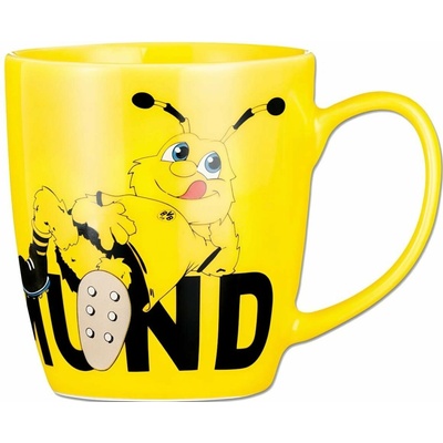 FotbalFan s Keramický hrnek Borussia Dortmund FC žlutý BVB6057 200 ml