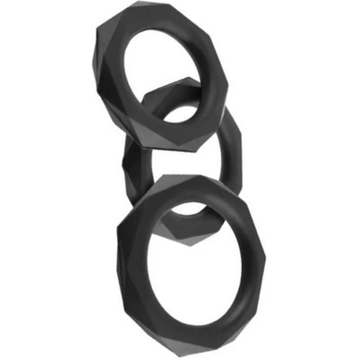 Пенис рингове, персонализирано стягане и контрол - King Cock Rings (PD4003-80)