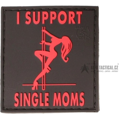 JTG Nášivka JTG I Support Single Mums, Blackmedic