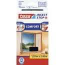 Tesa Insect Stop sieť proti hmyzu COMFORT na francúzske okná antracitová 1,2 × 2,4 m, 55918-00021-00