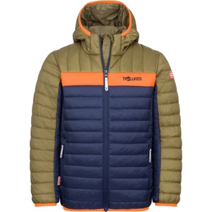 TROLLKIDS Детско синтетично яке Trollkids Kid's Eikefjord Jacket Synthetic jacket - Spruce Green / Navy - размер 164 (EU) (703-3293-2220)