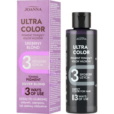 Joanna Ultra Color tónovací barva na vlasy Silver Blond 100 g