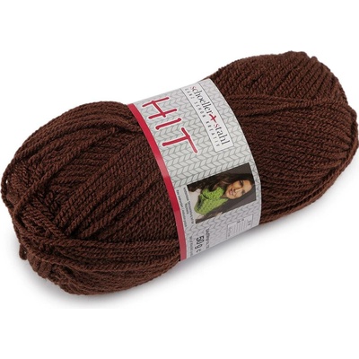 Pletací příze Hit 50 g Varianta: 20 (0017) hnědá, Balení: 1 ks 34718/52243/167724