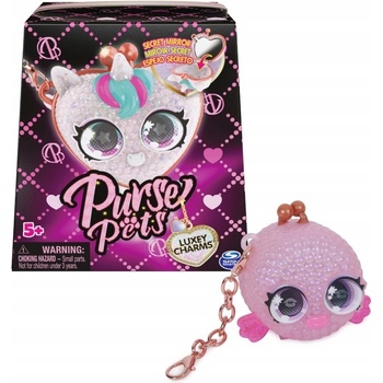 Spin Master Purse Pets kabelka Zvířátka Luxey Charms Secret Mirror surprise set přívěsků