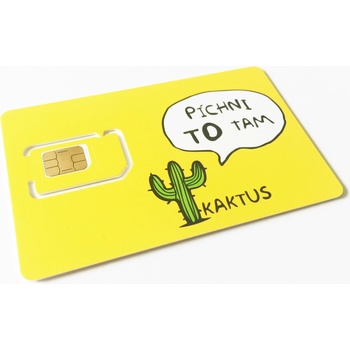 Sim karta KAKTUS (T-Mobile) - kredit 100Kč
