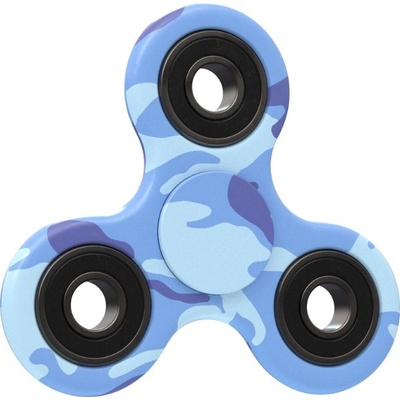 Antistresový Fidget Spinner Camouflage modrý