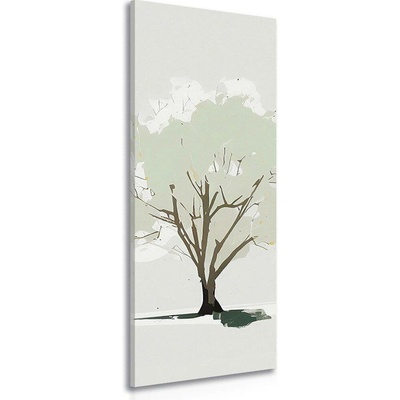 Obraz zelená koruna stromu - 30x90