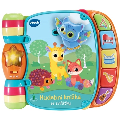 Vtech Hudební knížka se zvířátky CZ