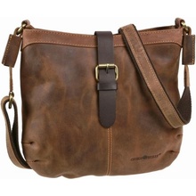 GreenBurry dámska kožená kabela crossbody kapsa Vintage