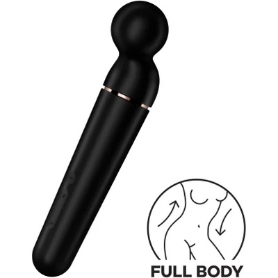 Satisfyer Мощен Wand масажор Satisfyer Planet Wand-er черен