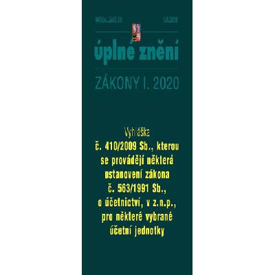 Aktualizace I/6 2020 Vyhláška č. 410/2009 Sb - Zmírnění dopadu pandemie nemoci COVID-19 na ekonomiku České republiky