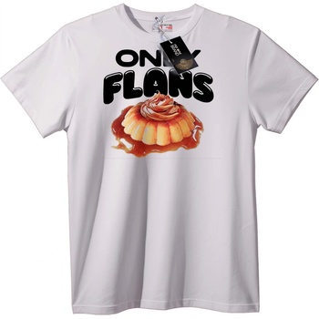 NOONEBRAND Тениска Само Фланове - L, White