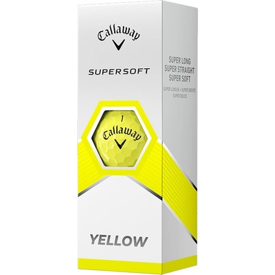 Callaway Supersoft 23 2-plášťové žlté 3 ks