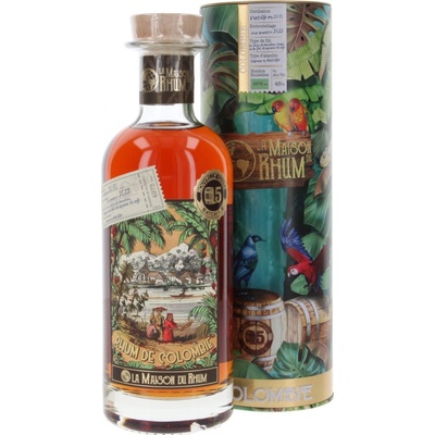 La Maison du Rhum Colombia Hacienda Coloma 2010 Batch N°5 46% 0,7 l (tuba)