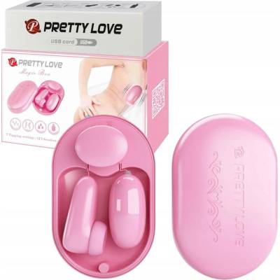 Pretty Love Magic Box Vibrating Bullet & Pink Stimulator