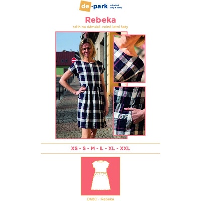 de-park Papírový střih - Rebeka vel. XS-XXL – Zboží Mobilmania