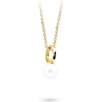 Cutie Jewellery Zlatý prívesok s perlou Z3024Z Biela