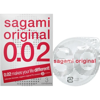 Sagami Сагами Оригинал 0, 02 - презерватив - 55мм (3бр)
