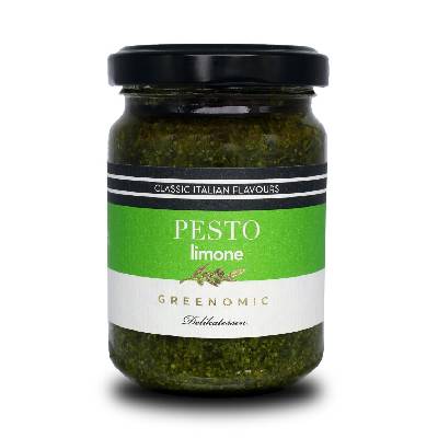 Босилково песто 135 g, лимон, Greenomic (GREE2001)
