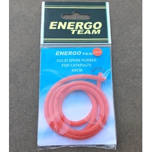 ENERGOFISH Catapult Elastic Guma do Praku 60 cm 4.5 mm Plná Červená