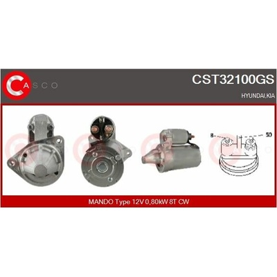 ROZRUSZNIK 12V 0.8KW OE VALEO