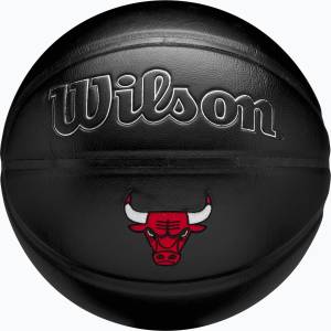 Wilson NBA Team Premiere Chicago Bulls баскетбол черен размер 7
