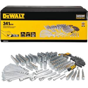 DEWALT Комплект вложки Dewalt, 341 части, 1/4, 3/8 и 1/2 DWMT45341-1 (DWMT45341-1)