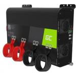 Green Cell Инвертор pro green cell, 12/220v, dc/ac, 2000w/4000w, Чиста синусоида (gc-inv-12v-2000w-invgc11) - megamag