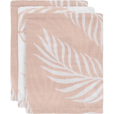 Jollein Муселинови кърпи-спарчета Jollein - Nature Pale Pink, 15 х 20 cm, 3 броя (536-848-65314)