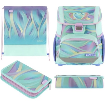 Herlitz Ученически комплект с чанта-раница Loop Plus, заредена, Minty Love - Herlitz