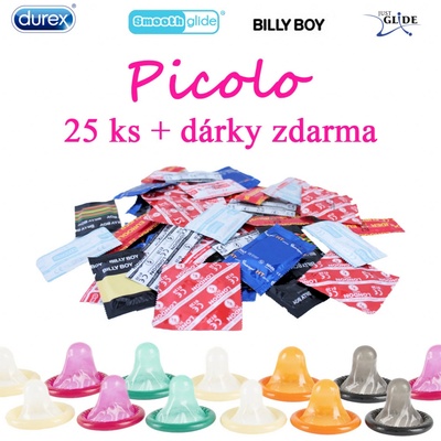 Picolo Set kondomů 25 ks + 5 kondomů