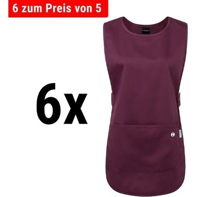 G.Gastro 6 ks Karlowsky Šatová zástěra Essential fialová D9787356