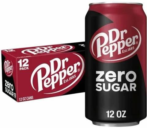 Dr Pepper Zero 12 x 355 ml