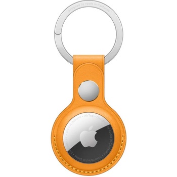 Image 1 of Apple AirTag Leather Key Ring - california poppy MM083ZM/A