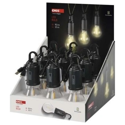 Emos LED žárovka s USB napájením, 9 ks, display box P4719 – Sleviste.cz