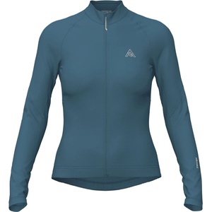 7mesh Фланелка с дълъг ръкав за колоездене 7mesh Women's Atlas Jersey L/S Cycling jersey - Lake Blue - размер XL (156-3120-0214)