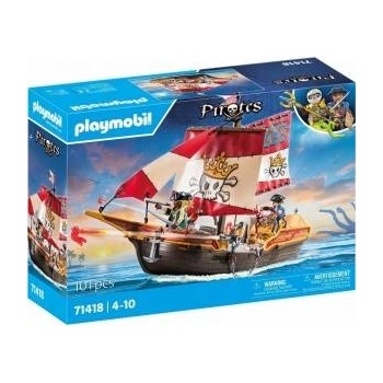PLAYMOBIL 71418 Pirates Kleines Piratenschiff