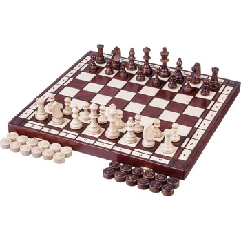 Šachy + dáma 2v1